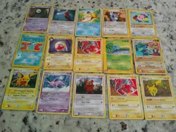 Pokemon Lot Of 15 Cards - Image 1