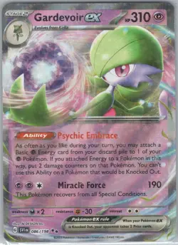 Gardevoir ex - 086/198 #86/198 (Holo) NM SV01: Scarlet & Violet Base Set Pokemon - Image 1