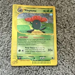 Pokemon Nintendo Vileplume Expedition Base Set Reverse Holo 31/165 90HP 2002 - Image 1