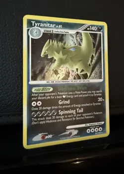 Tyranitar [Cosmos Holo] #30 Pokemon Stormfront - LP - Image 3