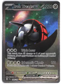 Iron Treads ex 248/198 Special Illustration Rare Scarlet & Violet Pokemon NM - Image 1