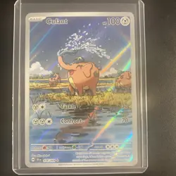 Pokemon TCG Cufant 076/064 Sv: Shrouded Fable Illustration Rare Holo - Image 1