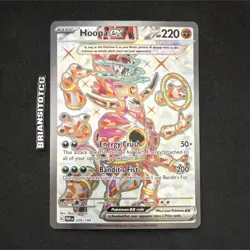 Pokemon Hoopa ex 226/182 SV04: Paradox Rift Ultra Rare Holo Full Art English NM - Image 1