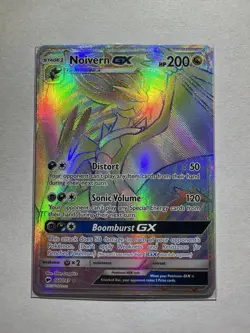 Pokemon TCG Noivern GX 160/147 Sm-Burning Shadows Secret Rare Full Art Holo NM - Image 1