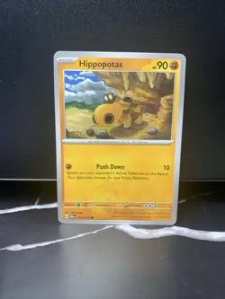 Pokemon SV10 Destined Rivals - Hippopotas - 105/182 - Image 1