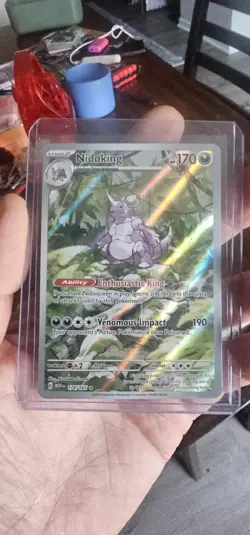 Pokemon TCG Nidoking 174/165 Sv: Scarlet & Violet 151 Holo NM - Image 1