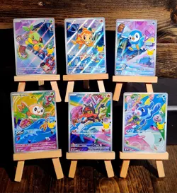 Pokemon First Partner Illustration Collection Promo 40,41,42,43,44,45 (6 Set NM) - Image 1