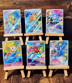 Pokemon First Partner Illustration Collection Promo 40,41,42,43,44,45 (6 Set NM) - Image 2