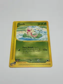 Weedle Skyridge 114/144 Regular Non-Holo E-Reader LP+/NM- Pokemon TCG - Image 1