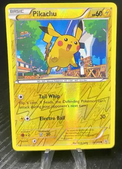 Pikachu Reverse Holofoil Common XY - Roaring Skies 20/108 Pokemon TCG - Image 1