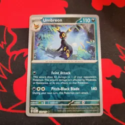 Umbreon 130/197 Uncommon Obsidian Flames Pokemon Reverse Holo Near Mint - Image 1