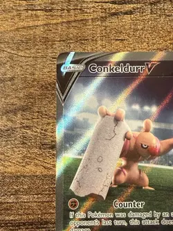 Pokemon TCG Conkeldurr V (Alternate Full Art) 074/078 Pokemon GO Holo - Image 2