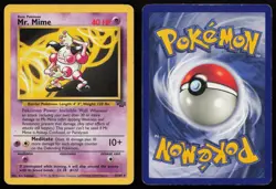 Mr. Mime 22/64 Unlimited Rare Jungle Pokemon English MP - Image 3