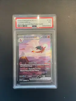 2023 POKEMON SV 151 #199/165 CHARIZARD EX SPECIAL ILLUSTRATION RARE PSA 7 - Image 1