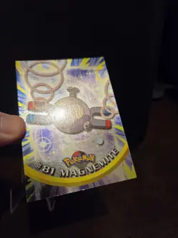 Pokemon Tv Animation Edition Series 2 Magnemite #81 Foil Blue Logo 2000 🌟🌟🌟 - Image 4