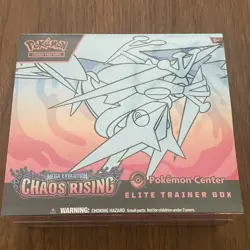 Pokemon TCG: Chaos Rising Factory Sealed Pokemon Center Elite Trainer Box - Image 1