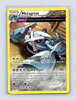Metagross 50/98 Rare Ancient Origins Pokemon Near Mint - Image 1
