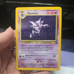 Pokemon TCG Haunter Fossil 6 Holo Unlimited Holo Rare - Image 1