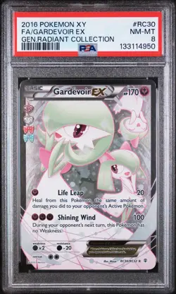 2016 POKEMON GARDEVOIR EX - Generations Radiant Collection RC30 - PSA 8 - Image 1