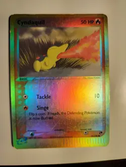 Pokemon Cyndaquil Sandstorm 59/100 Common Reverse Holo 2003 LP - Image 1