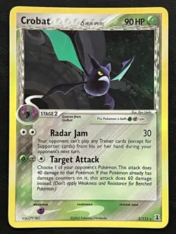 Pokemon Crobat Delta Species Holo - EX Delta Species - 2/113 NM - Image 1