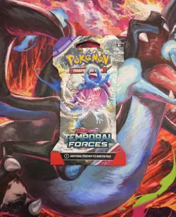 Pokemon Scarlet & Violet Temporal Forces New Sleeved Booster Pack (Random Art) - Image 1