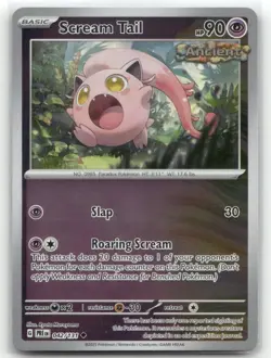 Scream Tail 042/131 Reverse Holo Prismatic Evolutions Pokemon TCG - Image 1