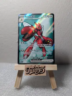 Pokemon Scizor ex SV05 Temporal Forces Ultra Rare Full Art Holo 195/162 - Image 1