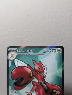 Pokemon Scizor ex SV05 Temporal Forces Ultra Rare Full Art Holo 195/162 - Image 2