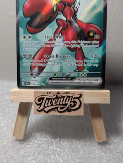 Pokemon Scizor ex SV05 Temporal Forces Ultra Rare Full Art Holo 195/162 - Image 3