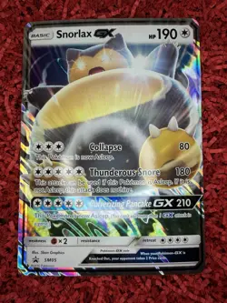 Snorlax GX SM05 Jumbo - Black Star Promo - Lightly Played LP - Pokemon TCG - Image 1