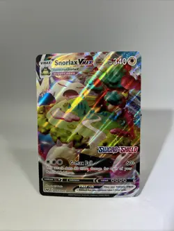 Pokemon TCG Jumbo Snorlax VMAX 142/202 Stamped Promo Sword & Shield #ML - Image 1