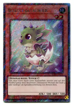Yu-Gi-Oh! Babycerasaurier Platinum Secret Rare RA04-DE131 - Image 1