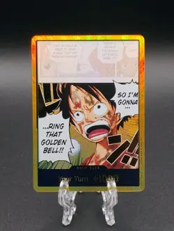 One Piece Gold DON!! OP15 Luffy Ring That Golden Bell Adventure On Kamis Island - Image 1