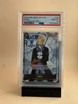 One Piece Sabo Alternate Art OP13-120 PSA 10 Gem Mint - Image 1