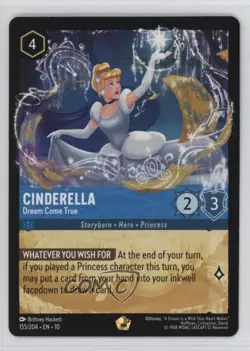 2025 Disney Lorcana - Whispers In The Well 10 Cinderella Dream Come True #155 - Image 1