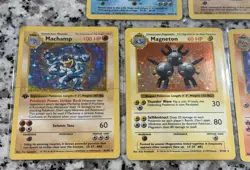 POKEMON BASE SET HOLO SHADOWLESS 7-CARD LOT!! 1999 WOTC - Image 3