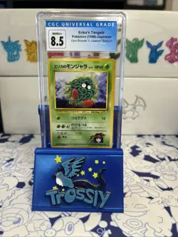 Erika’s Tangela Gym Booster CGC 8.5 Blue Label Japanese Pokemon Card - Image 1