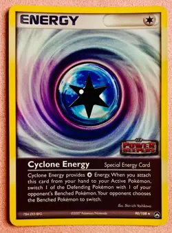 Cyclone Energy 90/108 Reverse Holo EX Power Keepers 2007 Pokemon TCG Card LP/NM - Image 1