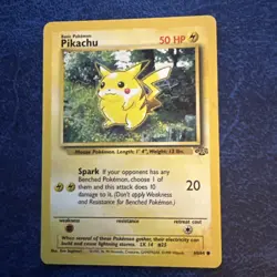 Rare Pikachu Pokemon Card Original 1995 Great Condition 50 hp 60/64 - Image 1