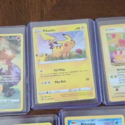 Pokemon TCG 7-Card Lot Holo Promo English: Pikachu Eevee Flareon Blastoise - Image 3
