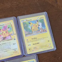 Pokemon TCG 7-Card Lot Holo Promo English: Pikachu Eevee Flareon Blastoise - Image 5