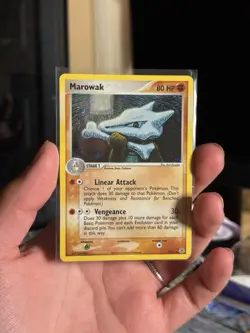 Pokemon Marowak 27/112 EX FireRed & LeafGreen Holo Rare 80 HP TCG Card - Image 2
