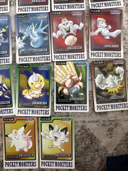 Pokemon 1997 Bandai Carddass Lot 22 Cards Japanese Vintage Near Mint - Image 4