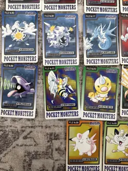 Pokemon 1997 Bandai Carddass Lot 22 Cards Japanese Vintage Near Mint - Image 5