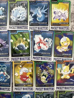 Pokemon 1997 Bandai Carddass Lot 23 Cards Japanese Vintage Near Mint - Image 3