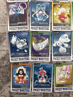 Pokemon 1997 Bandai Carddass Lot 23 Cards Japanese Vintage Near Mint - Image 5