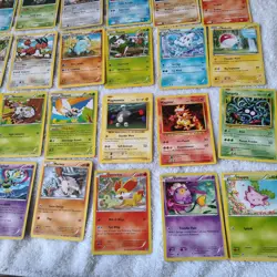 Large Pokemon Card 400+ Lot, Vintage to Current! Deltas, Holos, no dupes! + box - Image 4
