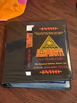 Illuminati New World Order Unlimited Trading Card Binder 92% Complete 378/409 - Image 1
