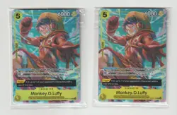 SEALED One Piece CCG Monkey.D.Luffy OP07-109 Promo Card Ill Lot (2) CC - Image 1